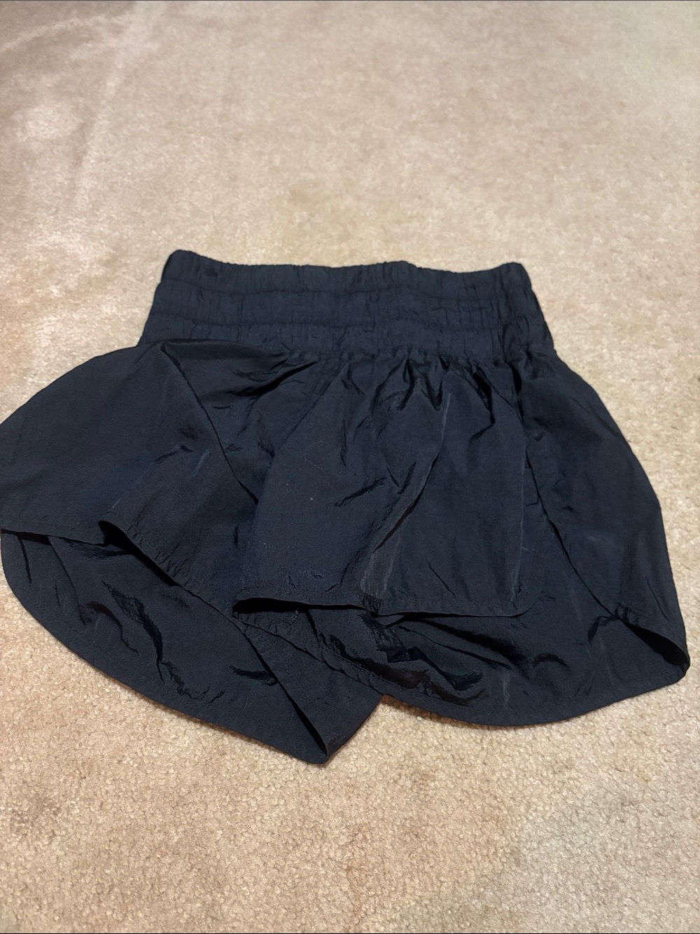 Free People Black Athletic Shorts 3 pack